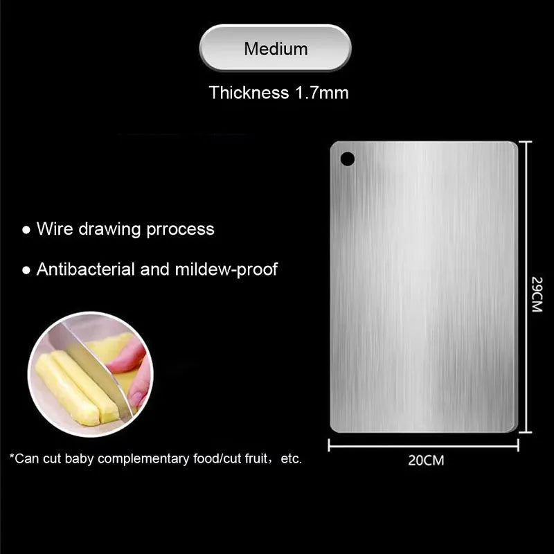 Stainless Steel Kitchen Chopping Board
