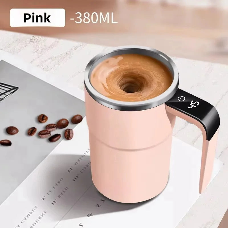380ML USB Rechargeable Mini Electric Coffee Self Mixing Mug