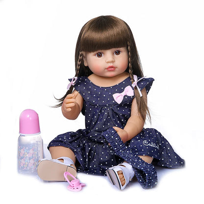 Soft Silicone Baby Girl Doll