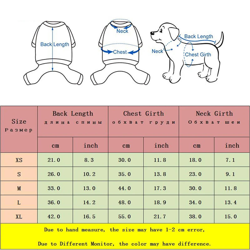 Winter Warm Waterproof Dog Clothes