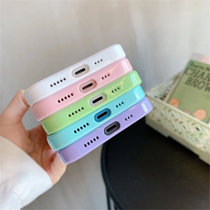 Candy Shockproof Silicone Phone Case For iPhone