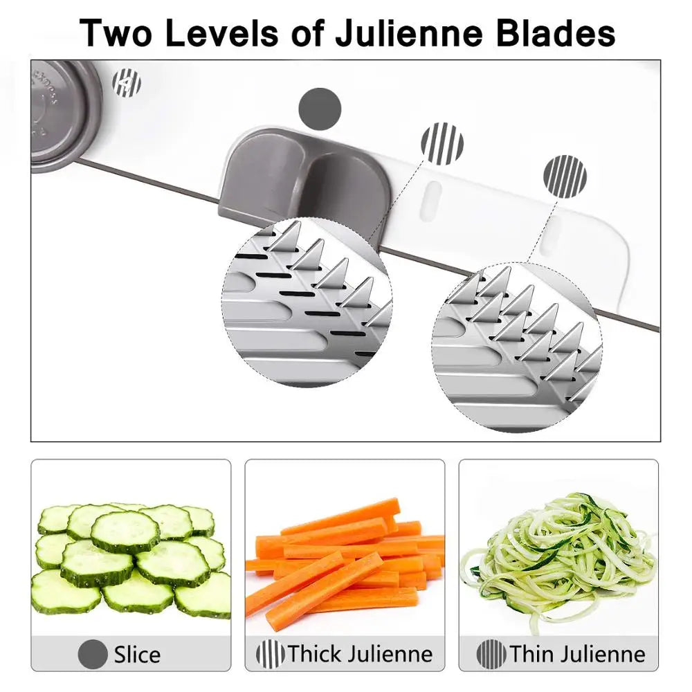 Stainless Steel 18 Types Adjustable Mandoline Slicer