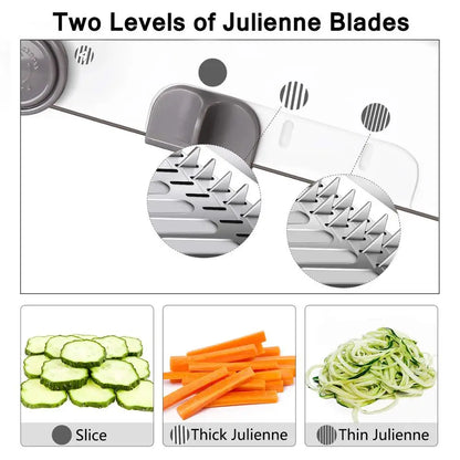 Stainless Steel 18 Types Adjustable Mandoline Slicer