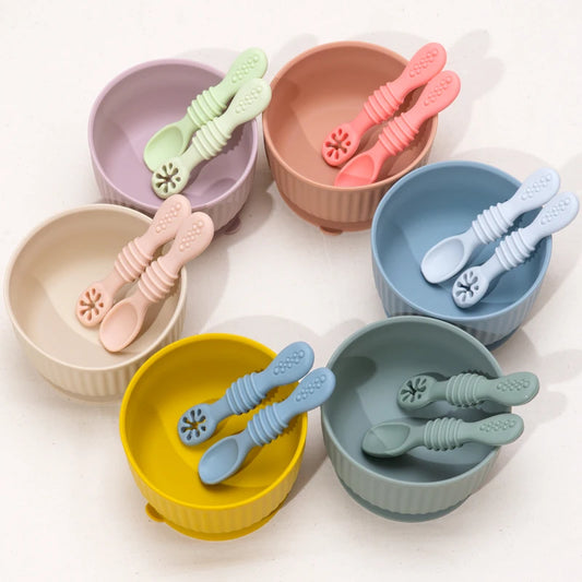 Silicone Baby Tableware Set