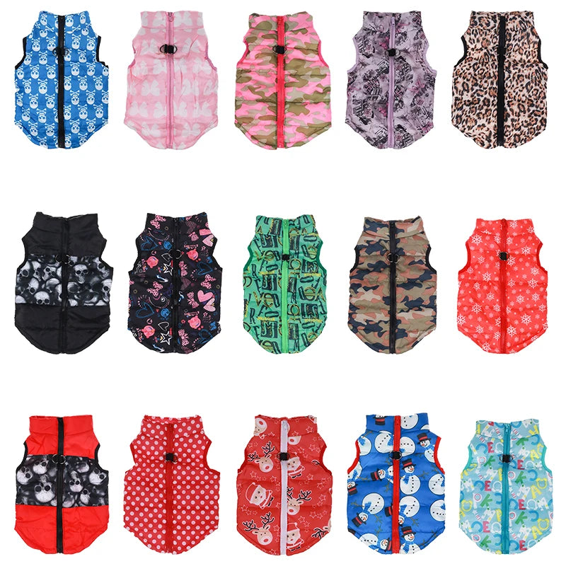 Winter Warm Waterproof Dog Clothes