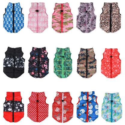 Winter Warm Waterproof Dog Clothes