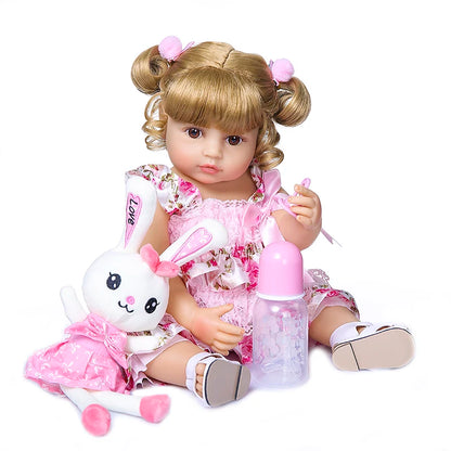 Soft Silicone Baby Girl Doll