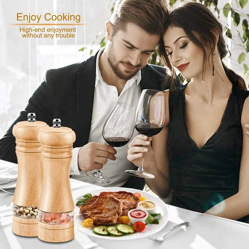 Wooden Salt And Pepper Grinder