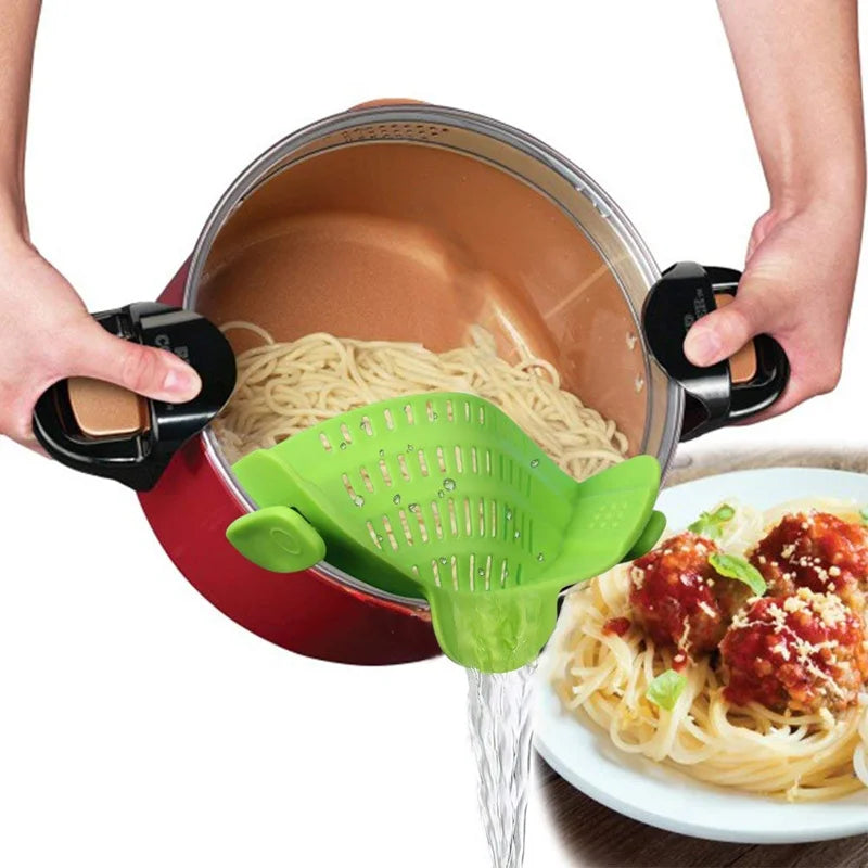 Universal Silicone Clip-on Strainer