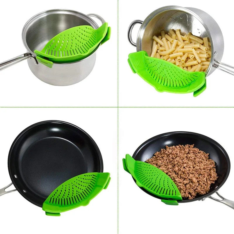 Universal Silicone Clip-on Strainer