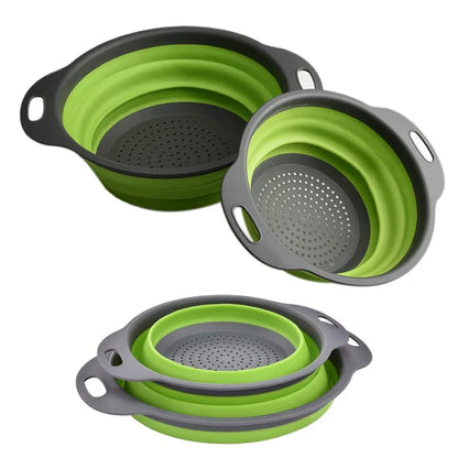 BPA Free Round Folding Vegetables Strainer