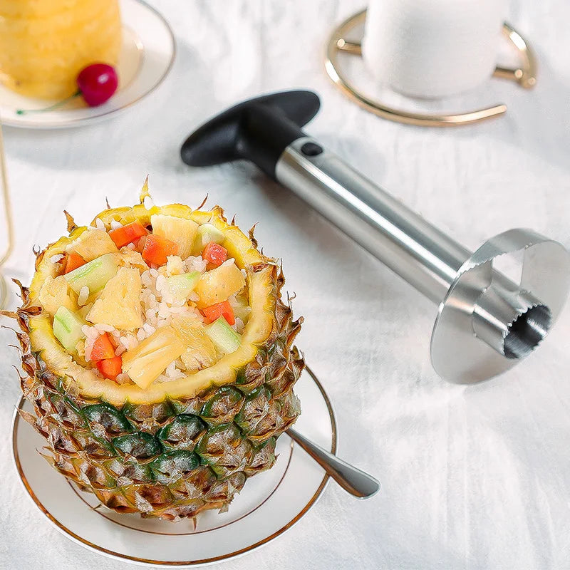 1PCS Stainless Steel Kitchen Pineapple Peeler