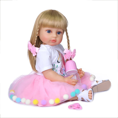 Soft Silicone Baby Girl Doll