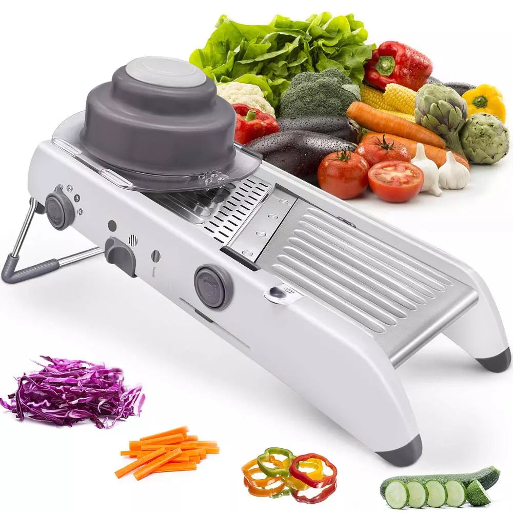 Stainless Steel 18 Types Adjustable Mandoline Slicer