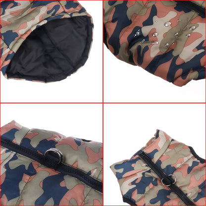 Winter Warm Waterproof Dog Clothes