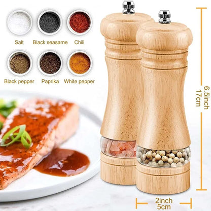 Wooden Salt And Pepper Grinder