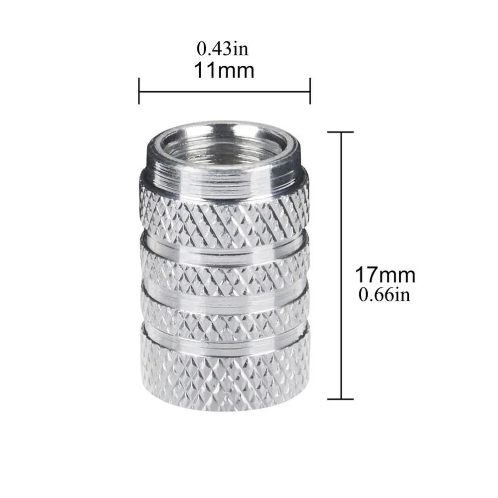 Aluminum Car Tyre Valve Caps
