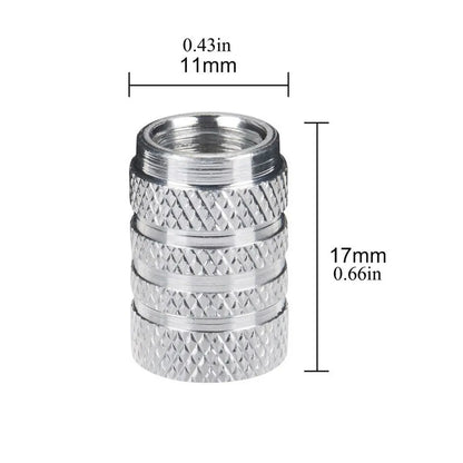 Aluminum Car Tyre Valve Caps