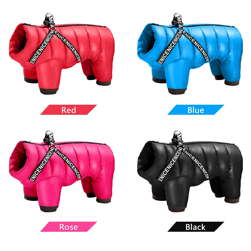 Winter Super Warm Waterproof Dog Clothes