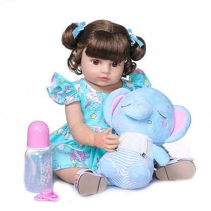 Soft Silicone Baby Girl Doll