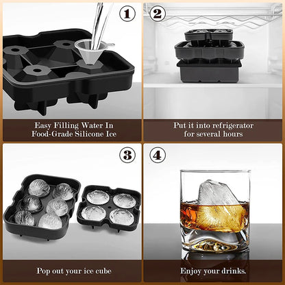 Large Ice Cube Trays Silicone