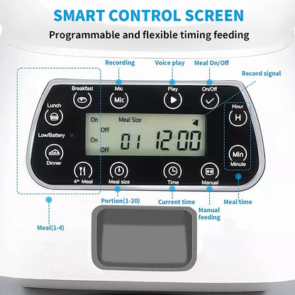 3.5L Automatic Smart Food Feeder