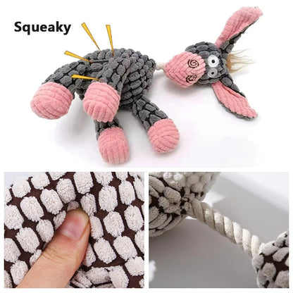 Plush Corduroy Chew Dog Toys