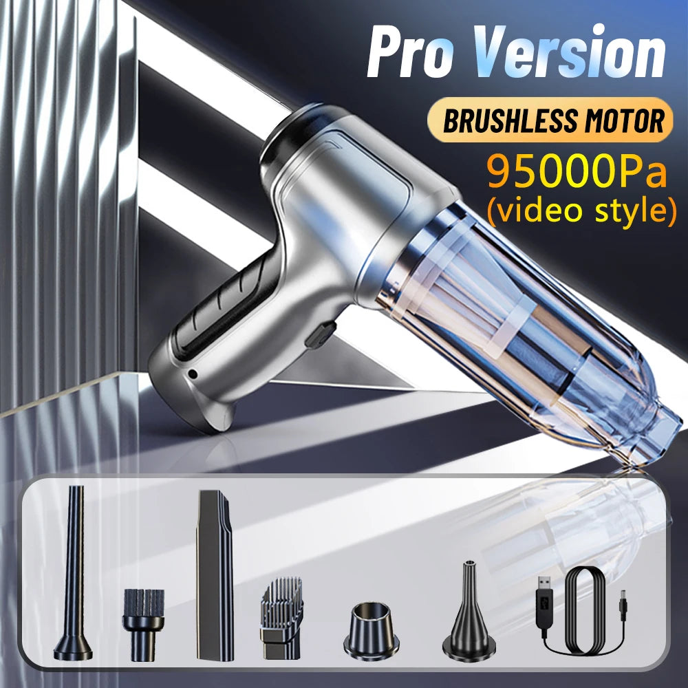 95000Pa Wireless Car Vacuum Cleaner