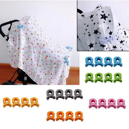 2pcs Baby Stroller Clamp Alligator Clip