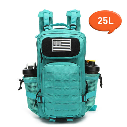 25L Waterproof Backpack with 2 Bottle Holders