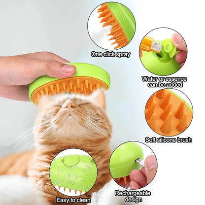 Cat Dog Steam Brush