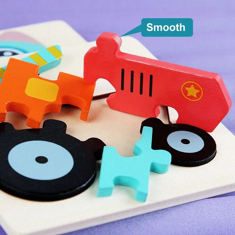 Educational Wooden Puzzle for Kids