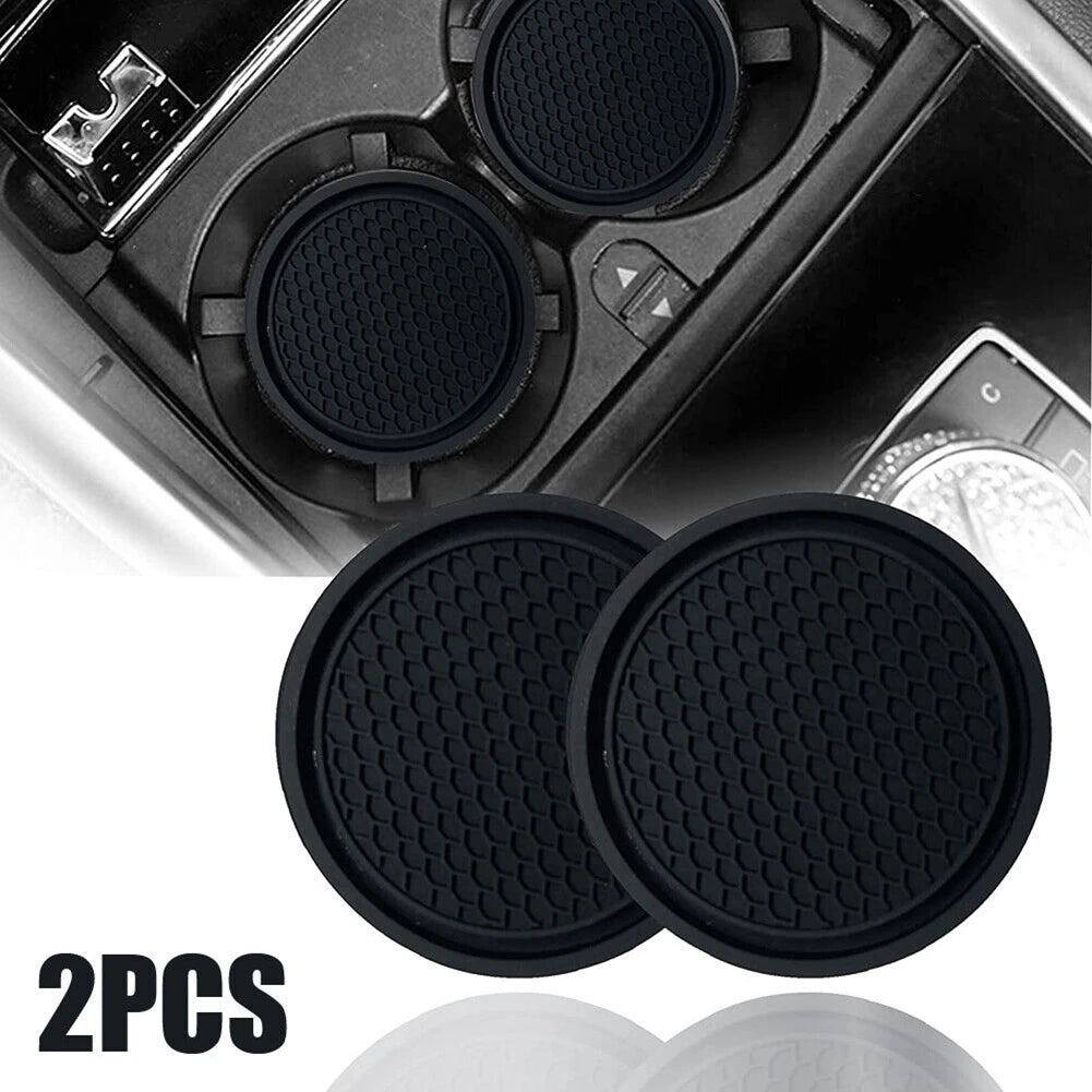 2pcs Black Car Anti Slip Cup Holder