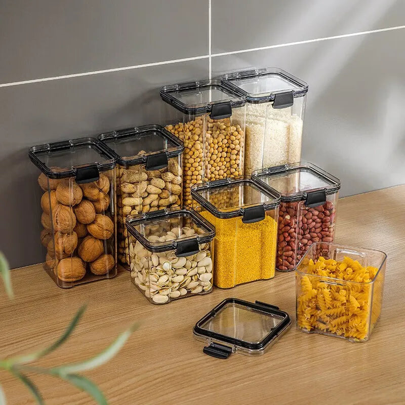 Plastic Kitchen Food Storage Boxes