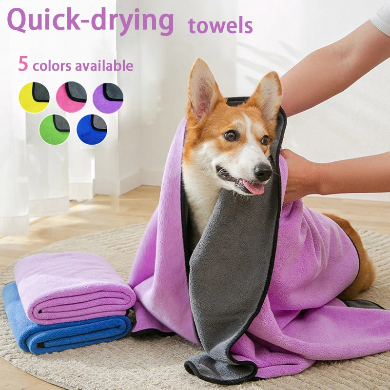 Quick Dry Absorbent Dog Towel