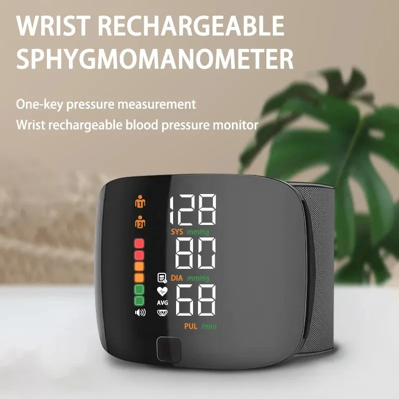 LED Wrist Type Blood Pressure Monitor