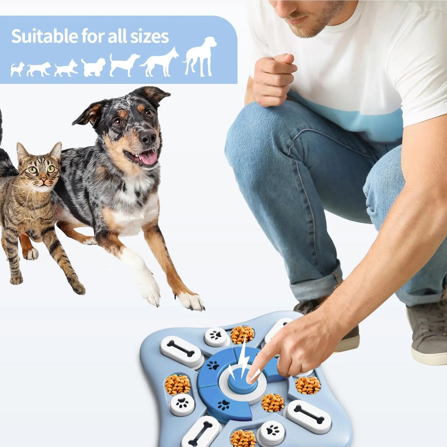 Dog Slow Feeder Interactive Toy