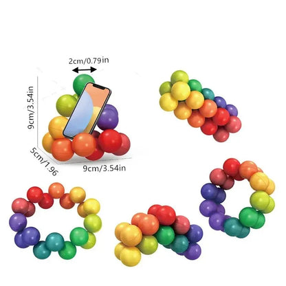 3D Rotating Educational Balls For Stress Relief