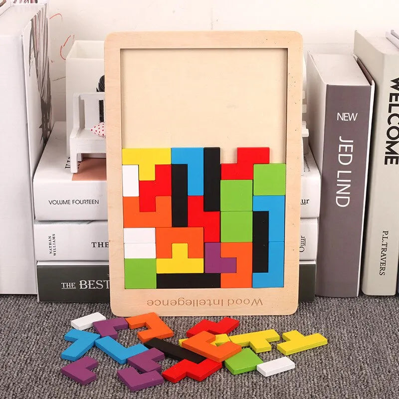 Wooden Puzzle Baby Early Education Game
