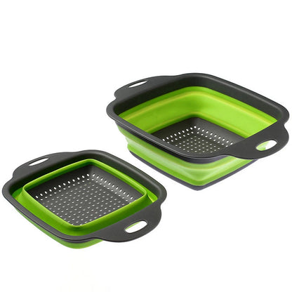 Silicone Square Collapsible Vegetable Strainers