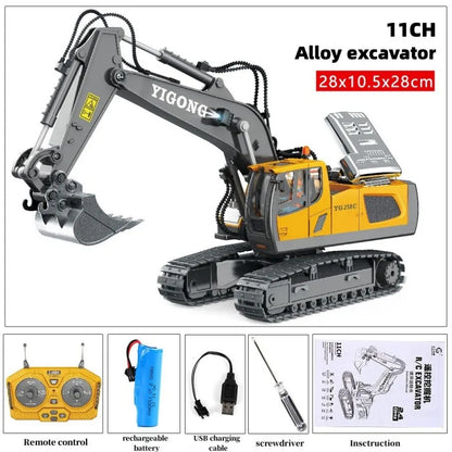 Remote Control Excavator for Kids