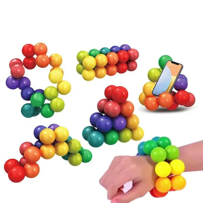 3D Rotating Educational Balls For Stress Relief