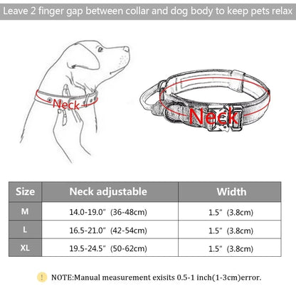 Tactical Duarable Military Dog Collar