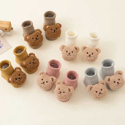 Soft Cotton Cute Bear Baby Socks
