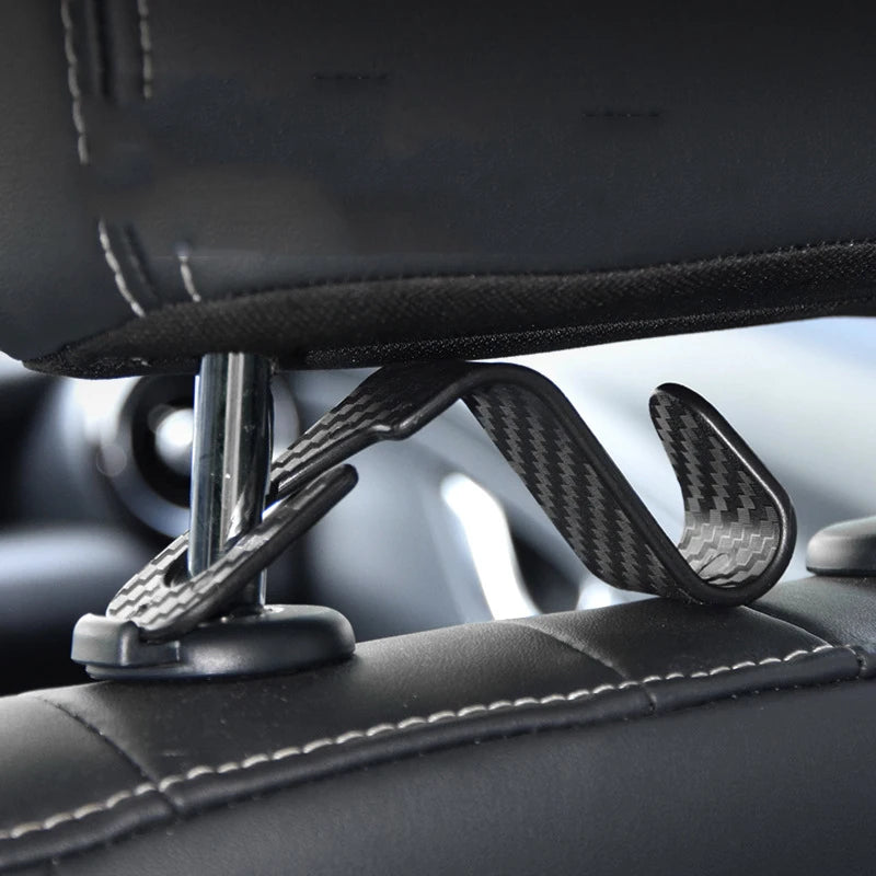 Carbon Fibre Car Seat Hooks