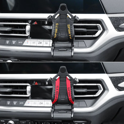 Racing Car Seat Phone Holder