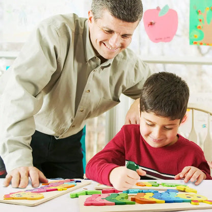 3D Wooden Educational Puzzles