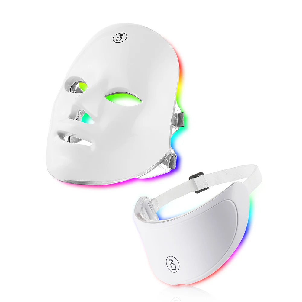 7 Colors Led Facial Lifting Anti-aging Therapy Mask