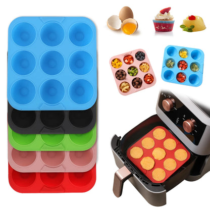 Silicone 9-Cavity Cake Baking Pan