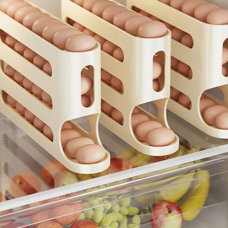 4 Layers Automatic Rolling Eggs Holder